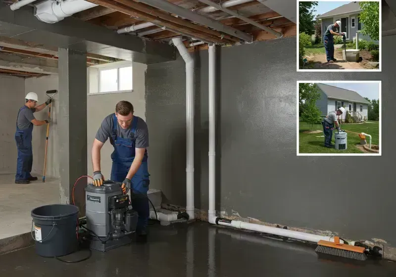 Basement Waterproofing and Flood Prevention process in Glen Ellyn, IL